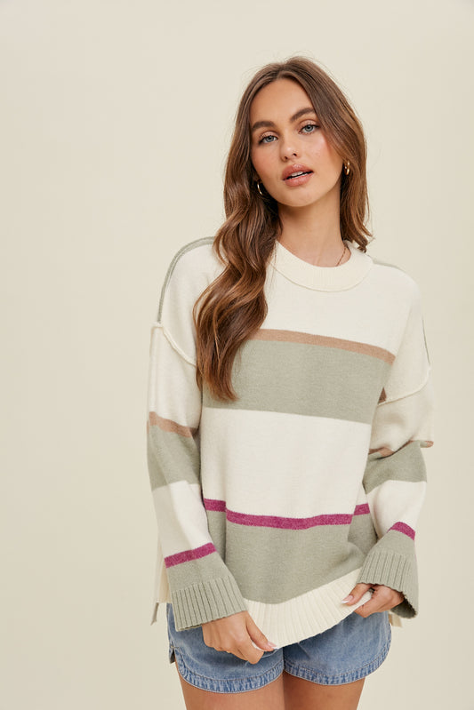 Claire Reverse Stitch Sweater