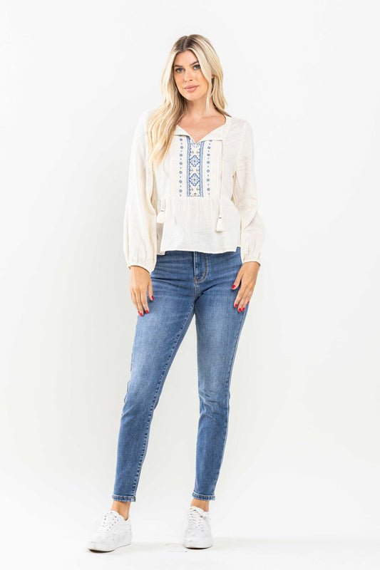 Judy Blue HR Classic Thermal Skinny