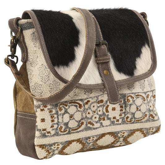 American Darling® Genuine Hairon Cowhide Messenger Bag