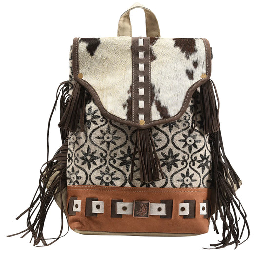 American Darling® Genuine Hair-on Cowhide Upcycled Backpack