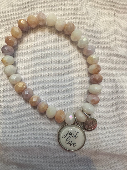 Sentiment Bracelet- Just love