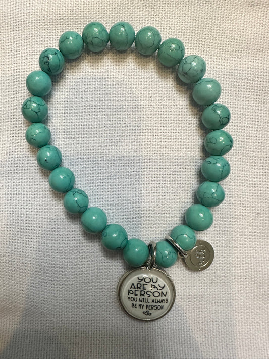 Sentiment Bracelet-You are my person