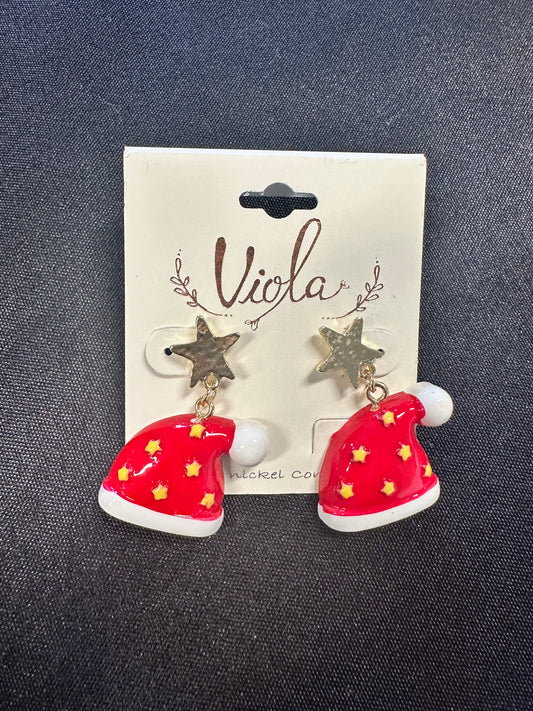 Santa Hat Earrings