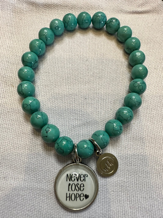 Sentiment Bracelet- Never lose hope