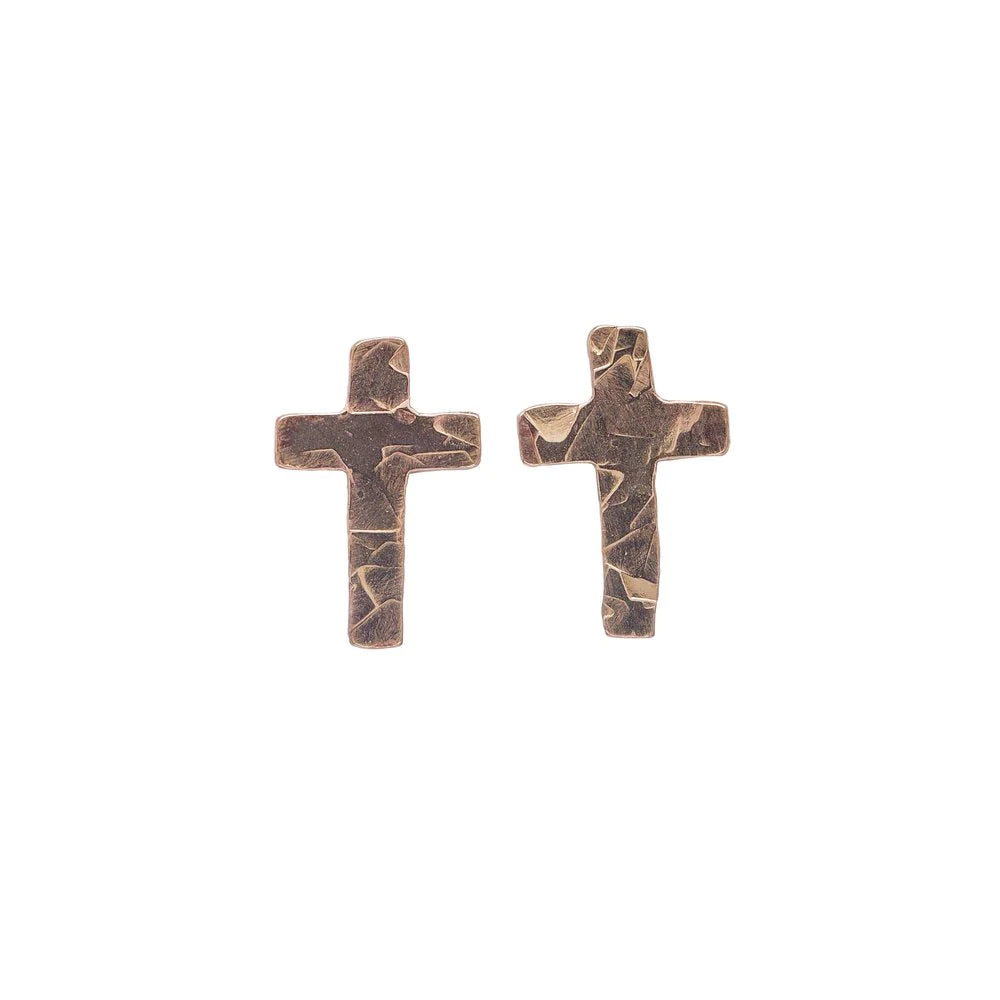 KENDA KIST® TINY CROSS STUD EARRINGS