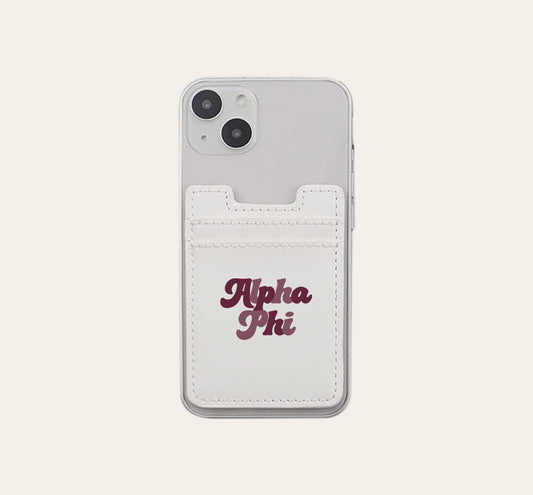 Sorority Phone Wallet- Alpha Phi