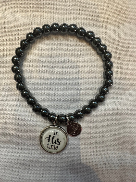 Sentiment Bracelet-In His time