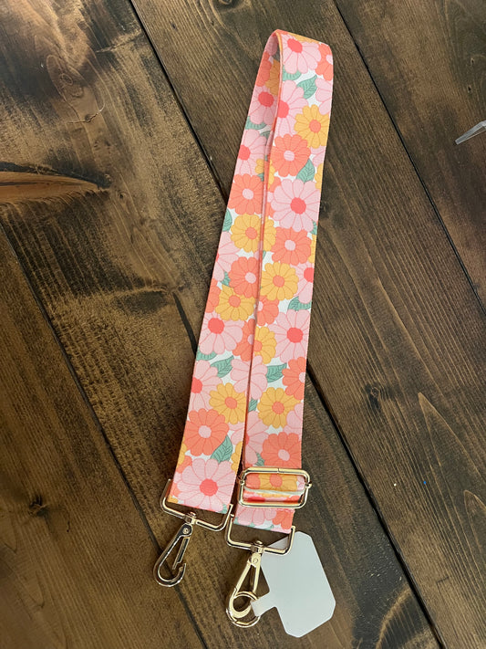 Flower Power Guitar Strap