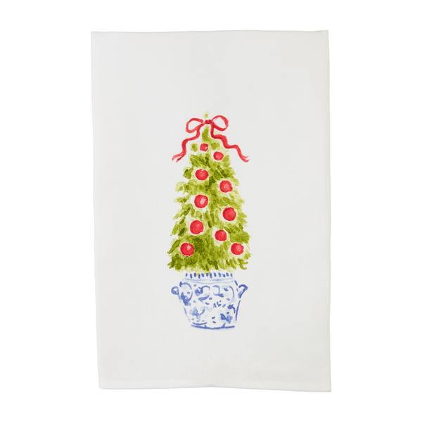 Christmas Topiary Towel