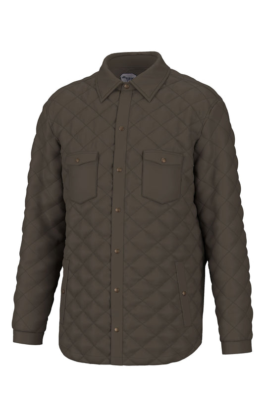 Paxton Mens Shacket- Brown