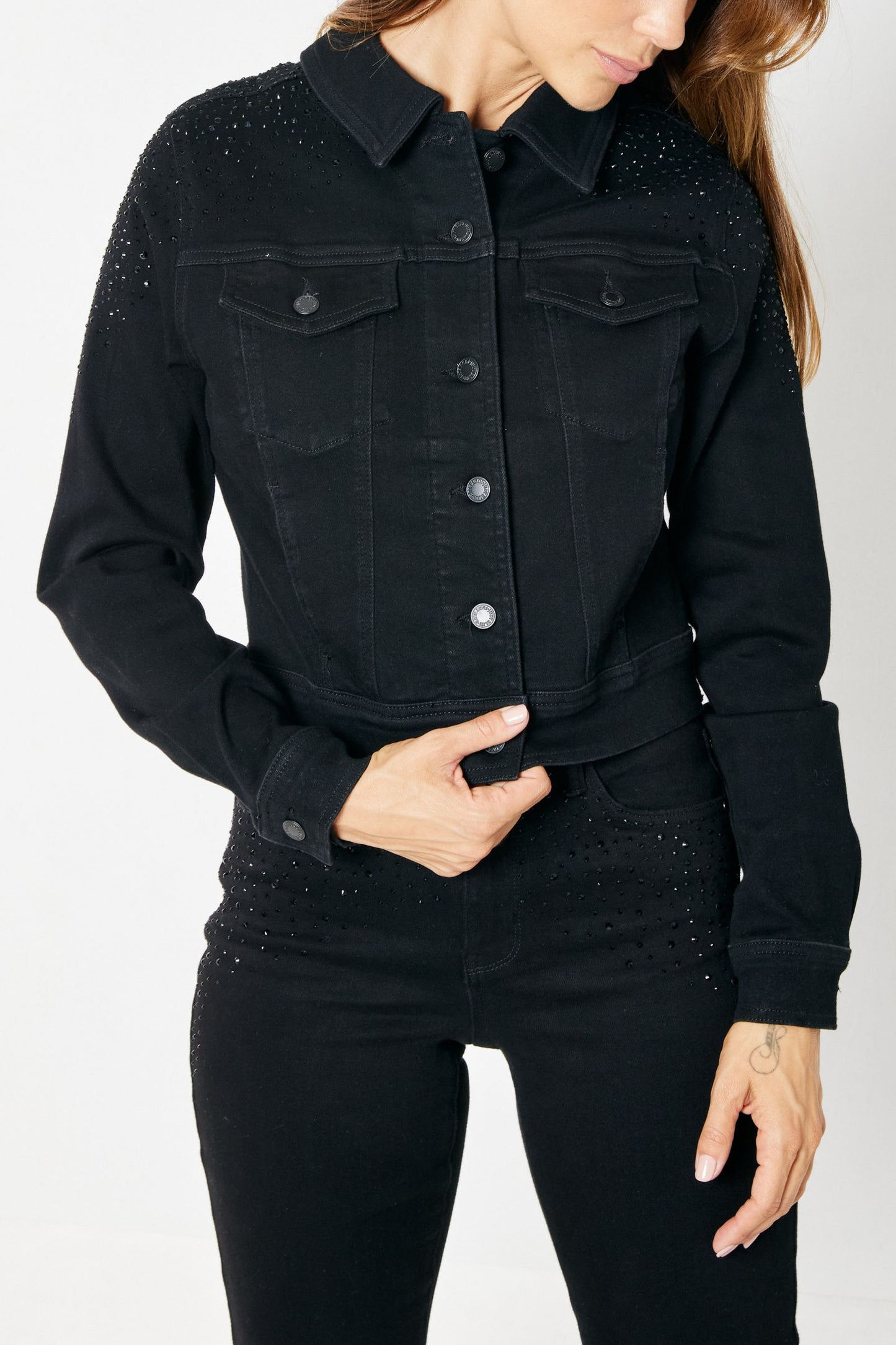 Judy Blue Nash Bound Studded Jacket