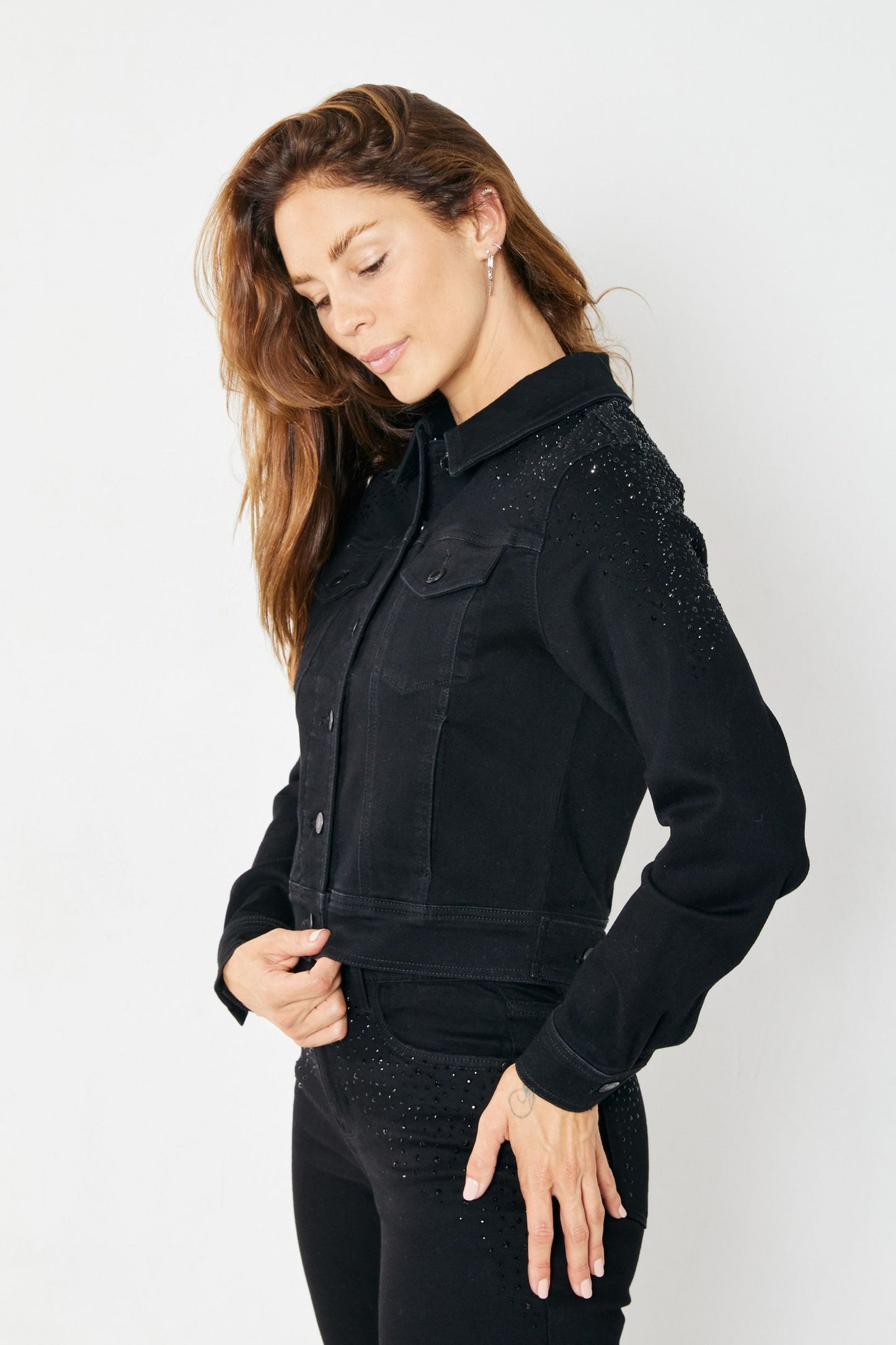 Judy Blue Nash Bound Studded Jacket