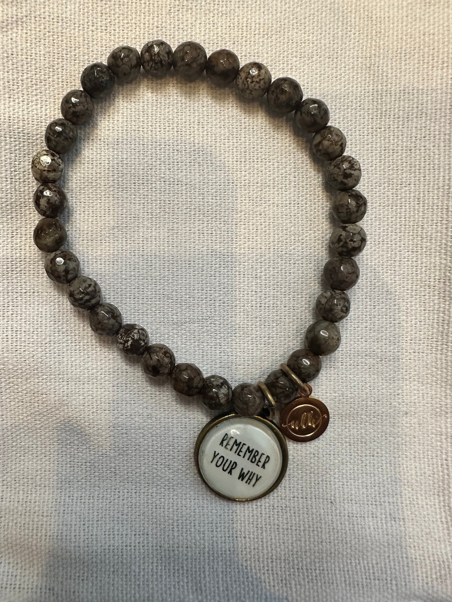 Sentiment Bracelet- Remember your why