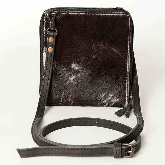 American Darling® Genuine Hair-on Cowhide Crossbody Wallet