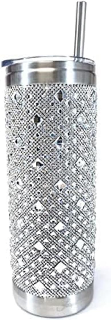 Jacqueline Kent® Crystal Lattice Encased Tumblers-BLING!