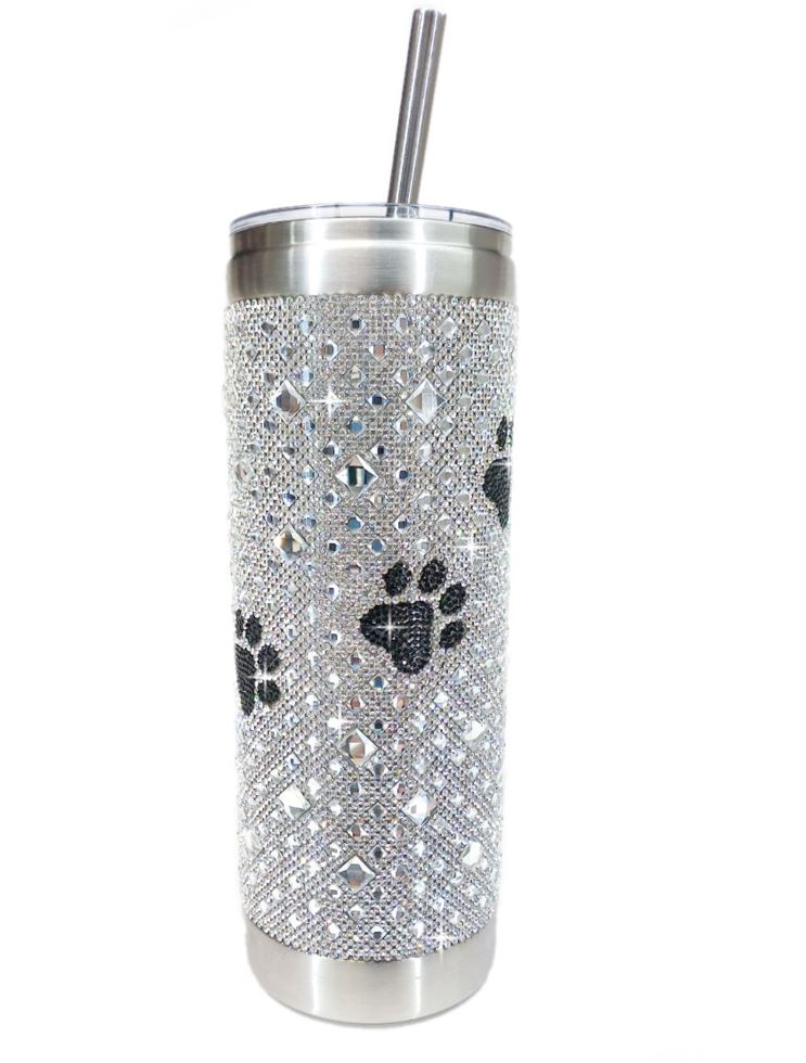 Jacqueline Kent® Crystal Lattice Encased Tumblers-BLING!