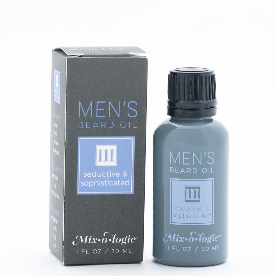 Mixologie Men's Beard Oil- Seductive and Sophisticated