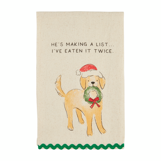 Christmas Dog Hand Towels