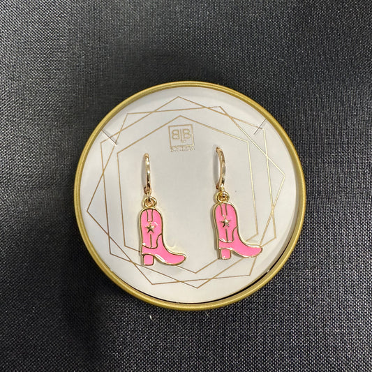 B.B Lila Boot Scootin' Earrings