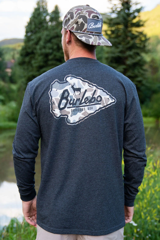 Burlebo Classic Deer Camo Arrowhead - Long Sleeve