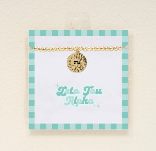 Sorority Charm Bracelet- ZTA