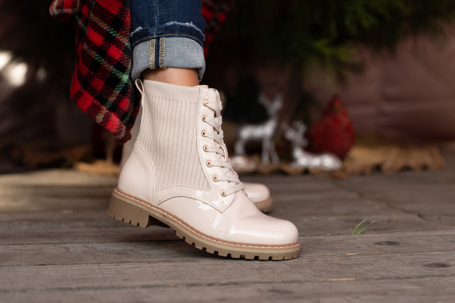 Corkys Creep It Real Boot in Cream