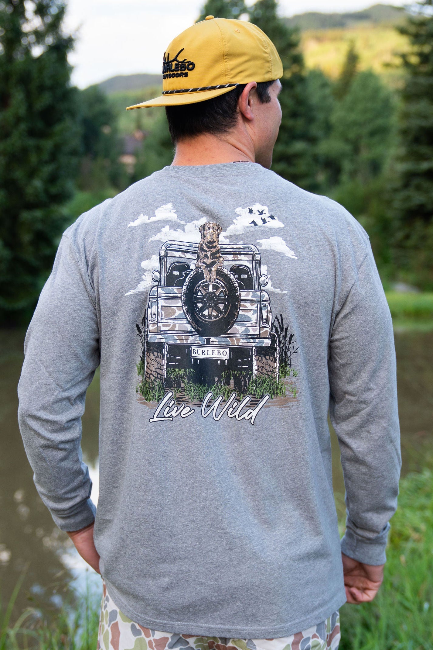 Burlebo Camo Bronco - Long Sleeve