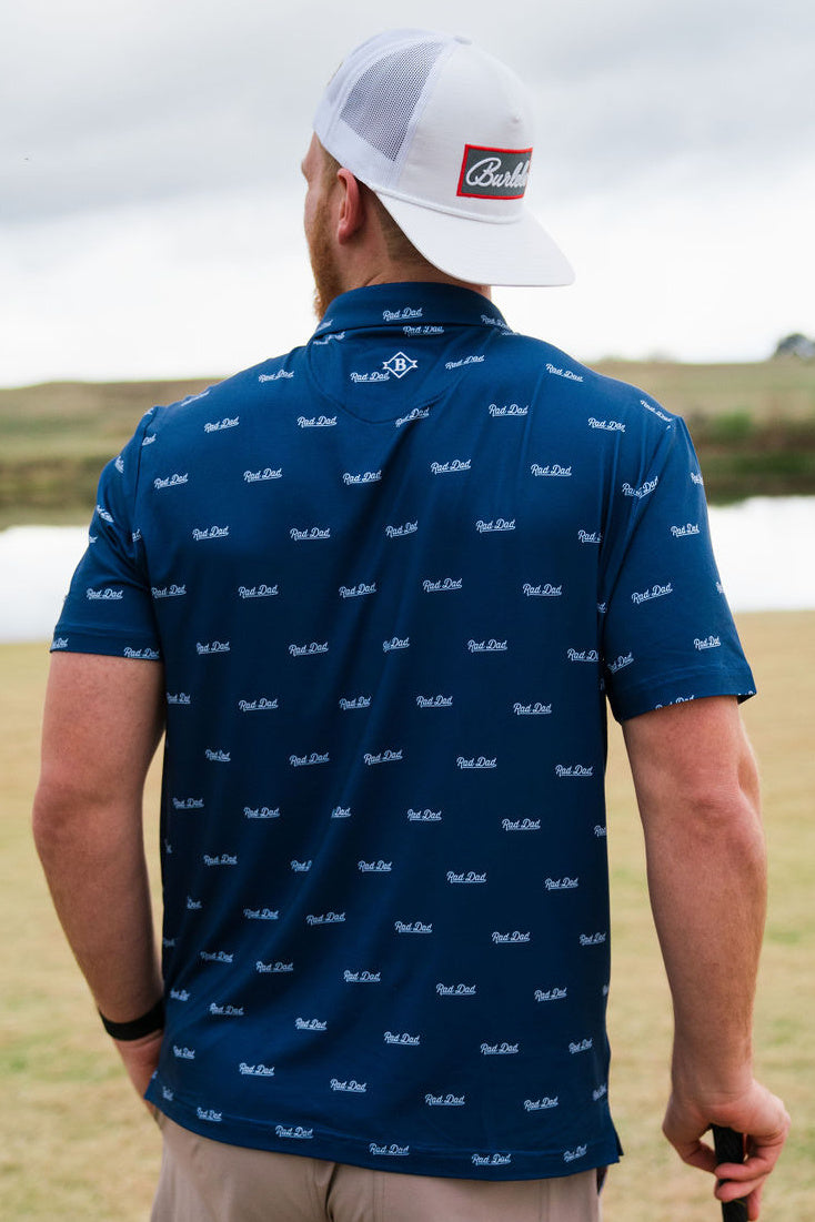 Burlebo Performance Polo - RAD DAD in Navy