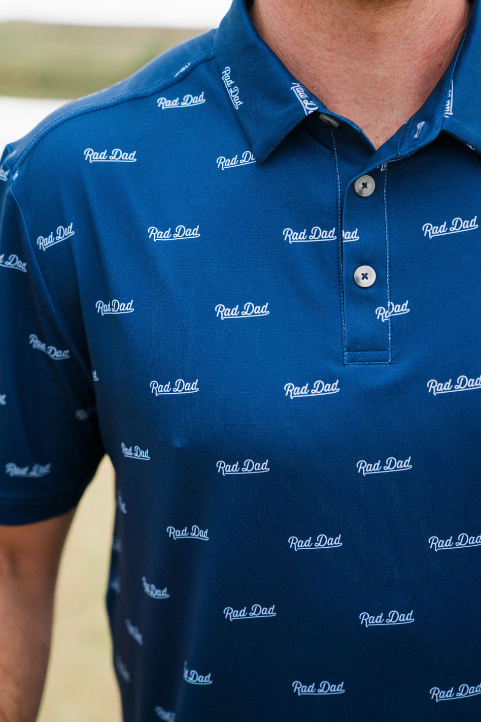 Burlebo Performance Polo - RAD DAD in Navy