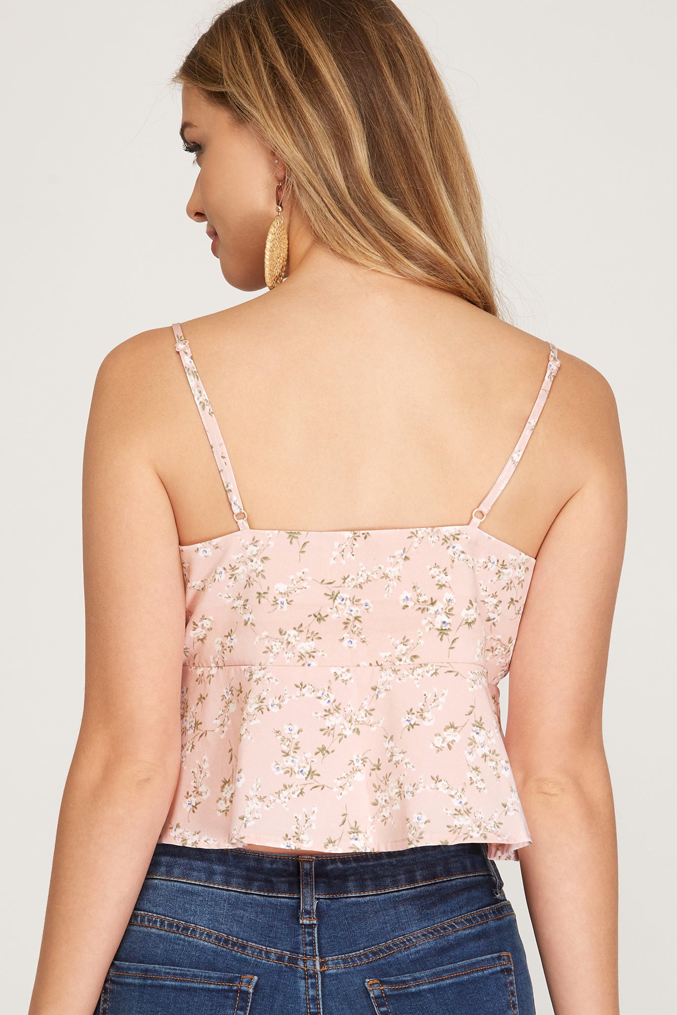 "Wildflower" Cami Top- Rose