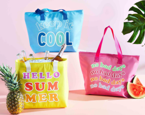 "Hello Summer" Yellow Cooler