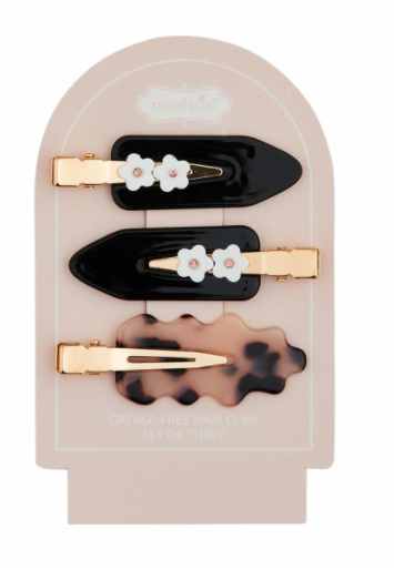 Creaseless Hair Clips-Black