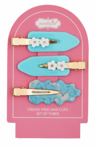 Creaseless Hair Clips-Blue