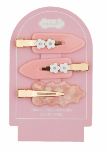 Creaseless Hair Clips-Pink