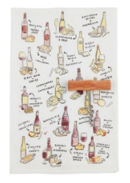 Wine Repeat Tea Towel and Wine Opener