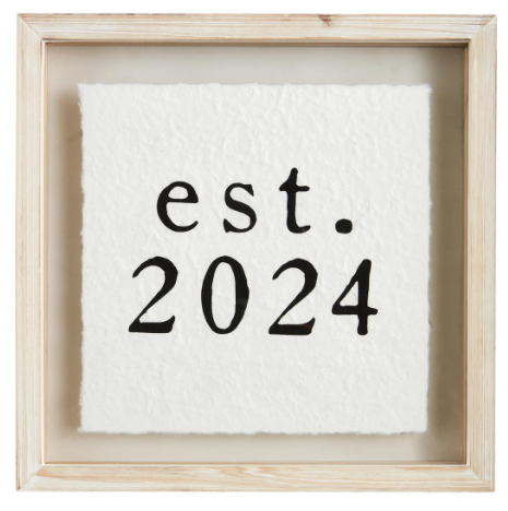 Est. 2024 Plaque