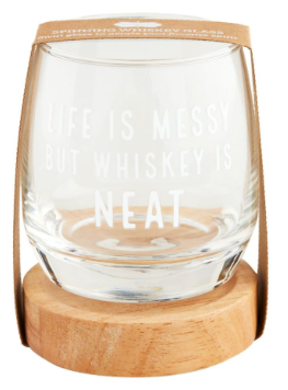 Spinning Whiskey Glass-Whiskey Neat