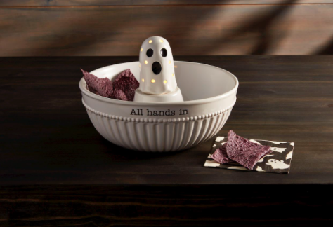 MudPie "All Hands In" Serving Bowl