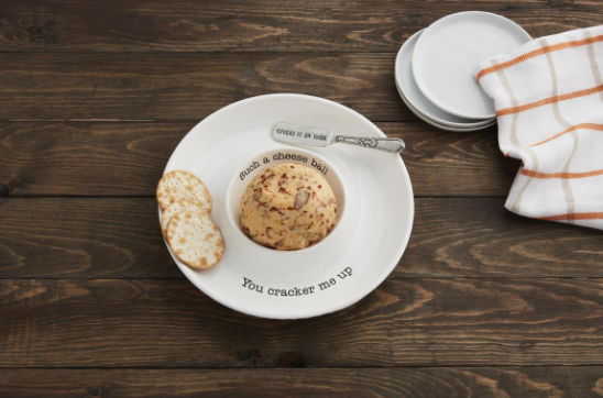 Mudpie Cheese Ball Dish Set