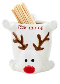 Holiday Toothpick Holders-Rudolph