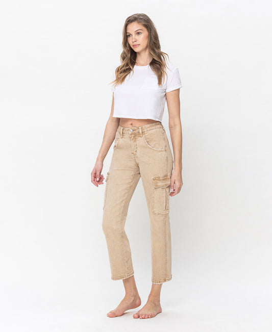 Vervet HR Relaxed Cargo Cropped Straight