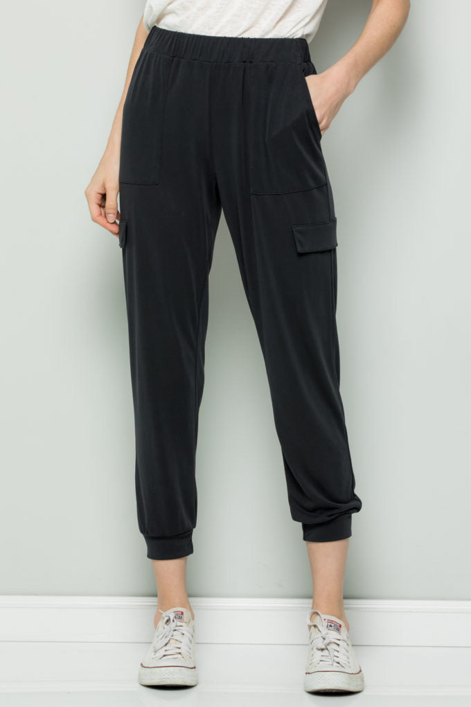 Cupro Joggers With Pockets