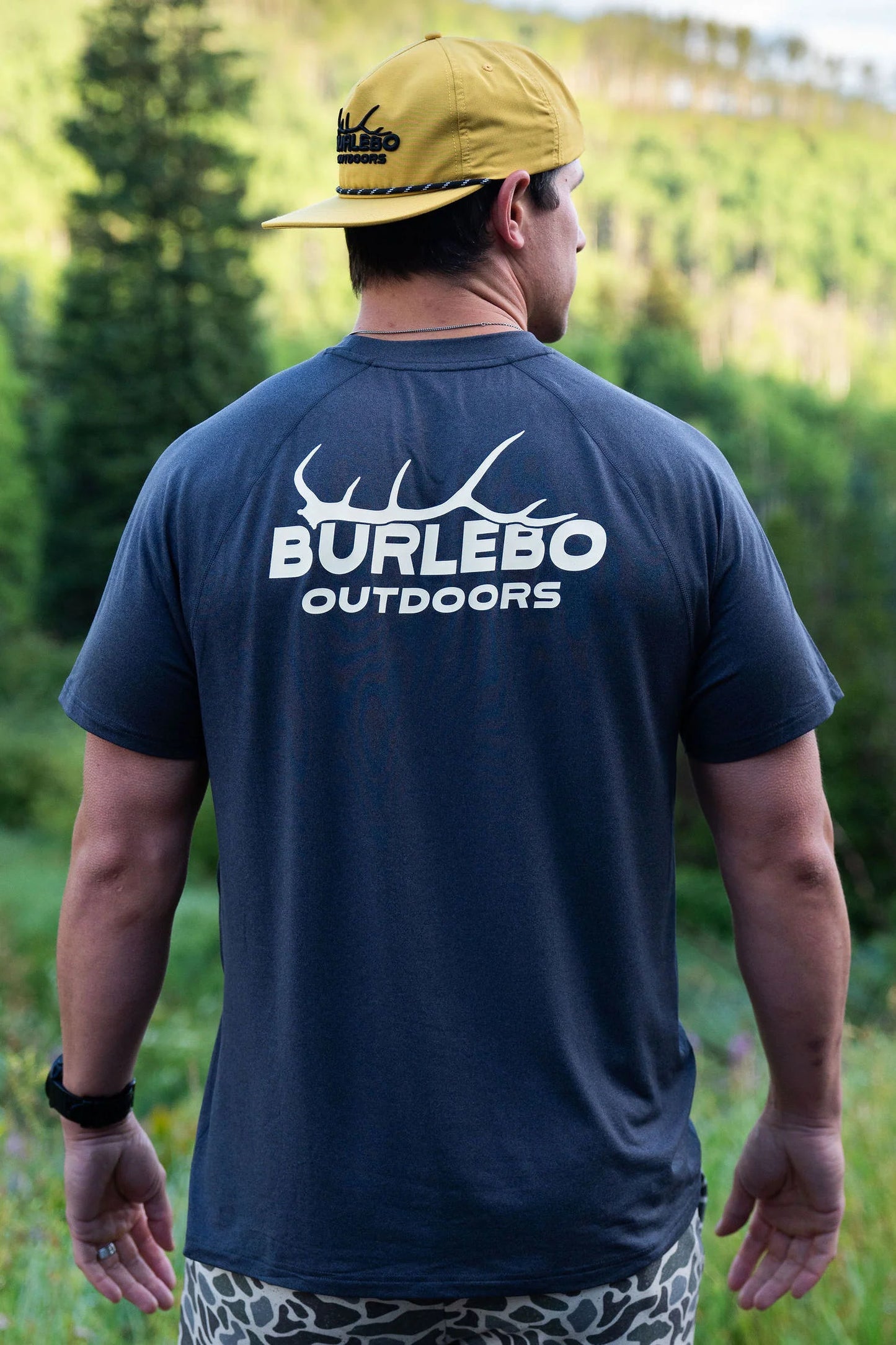 Burlebo Performance Tee - Elk Horn Logo