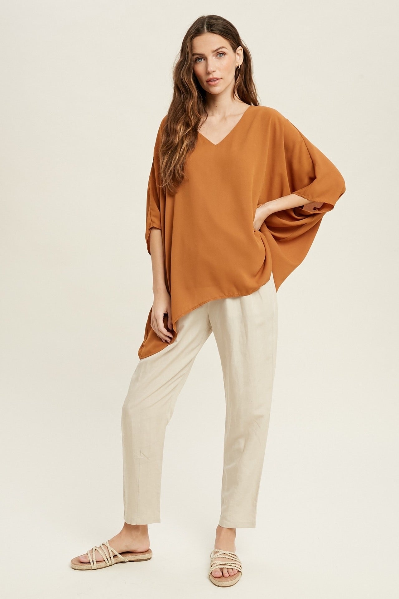 Wishlist® Oversized Boxy Woven Blouse