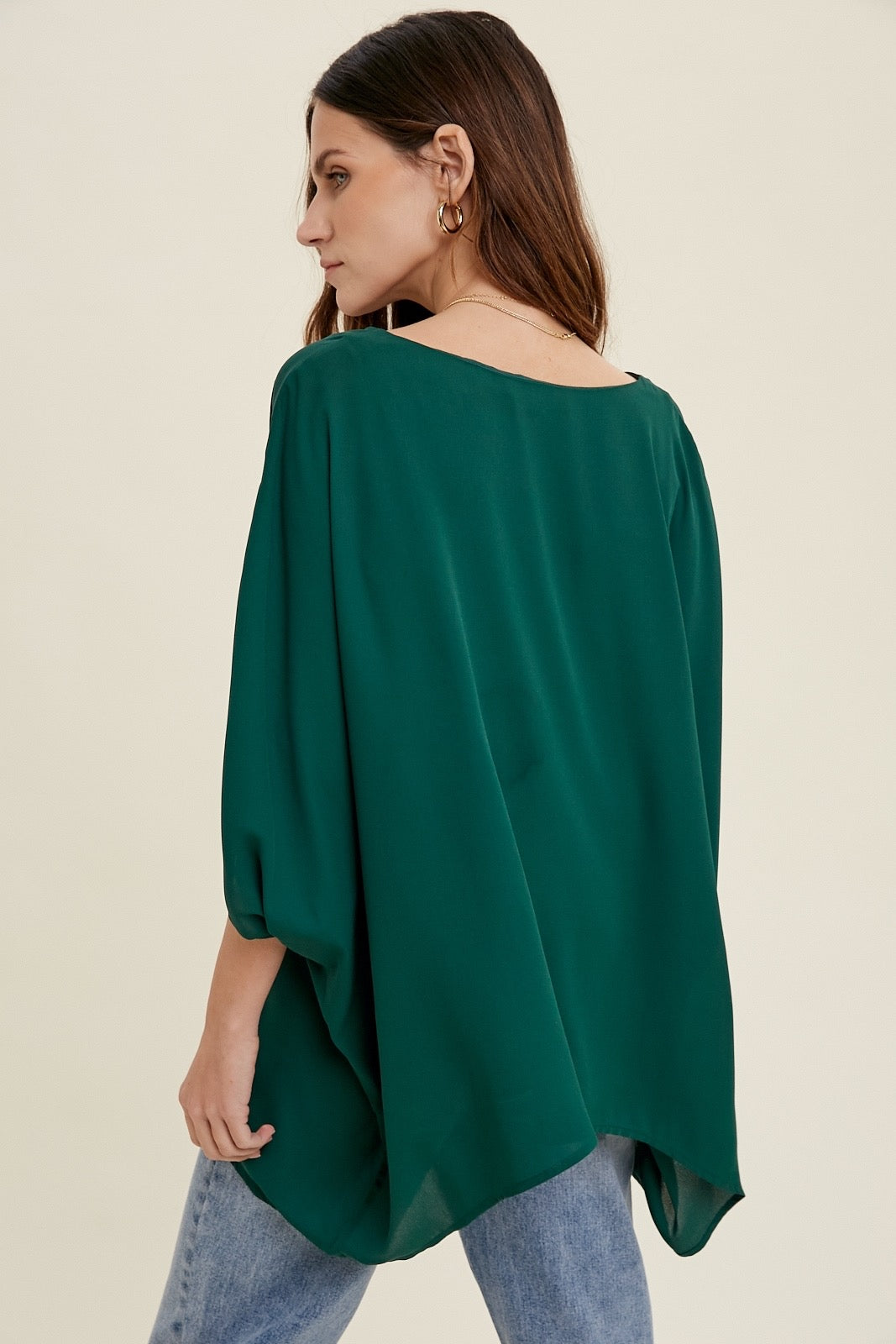 Wishlist® Oversized Boxy Woven Blouse