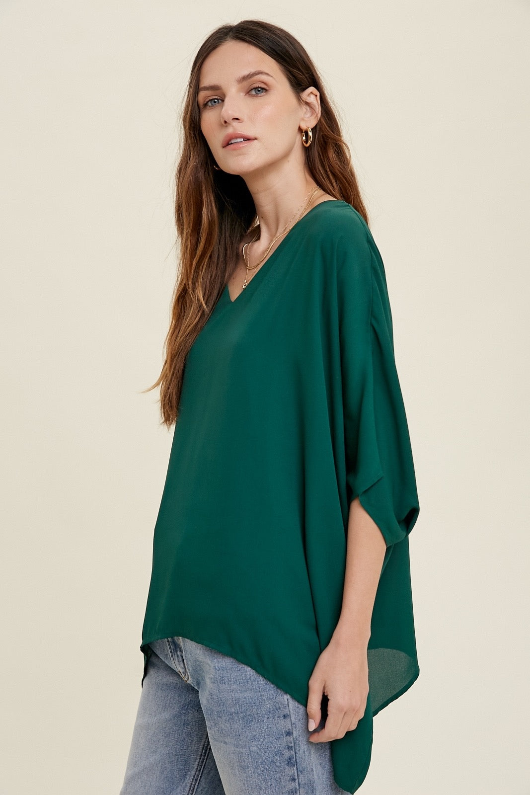 Wishlist® Oversized Boxy Woven Blouse