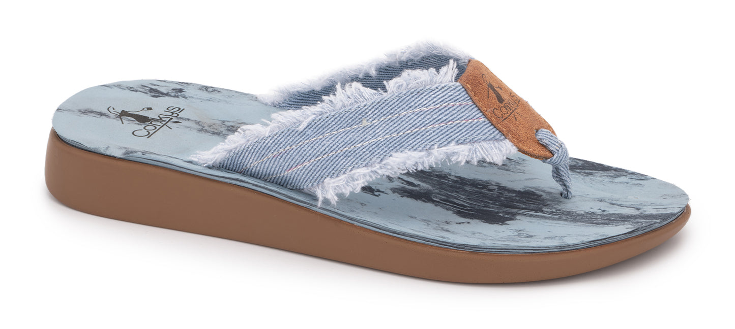 Corkys® Shaved Ice Frayed Edge Flip Flops