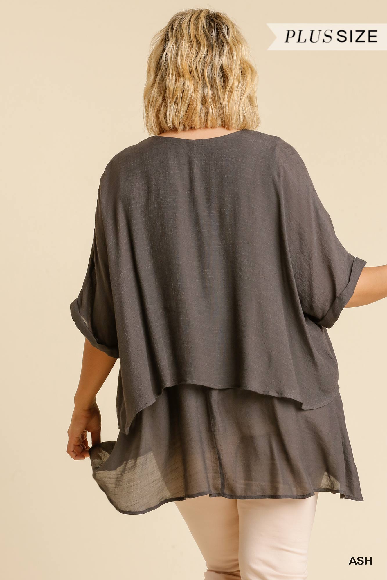 UMGEE® Layered Tunic Top (Plus)