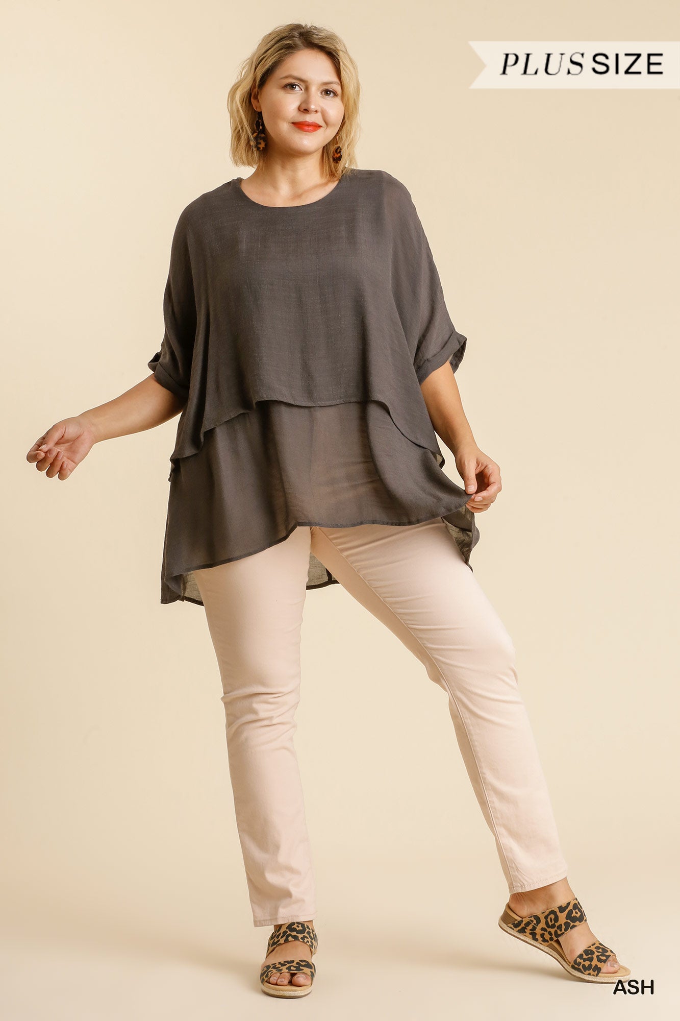 UMGEE® Layered Tunic Top (Plus)